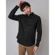 риза,threadbare,men,s,long,sleeve,plain,shirt,black