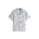 мъжки,ризи,tommy,hilfiger,men's,floral,short,sleeve,patterned,shirt,sweet,blue,0gy