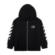 суичър,l,ab,off,white,kids,small,logo,full,zip,teddy,fleece,hoodie,black