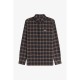 риза,с,дълъг,ръкав,облекла,на,разпродажба,мъжки,ризи,fred,perry,men's,tartan,long,sleeve,shirt,tobacco,q21