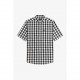риза,с,къс,ръкав,мъжки,ризи,fred,perry,men,s,patterned,short,sleeve,shirt,white,black,129