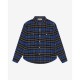 cole,buxton,men,s,check,cotton,long,sleeve,oversized,fit,shirt,blue,black