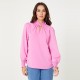 туника,дамски,поли,и,рокли,дамски,облекла,размер,be,you,women's,twist,neck,tunic,pink