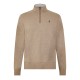 фланелка,мъжки,горнища,с,качулка,мъжки,ежедневни,облекла,polo,ralph,lauren,luxury,jersey,quarter,zip,pullover,warm,brown,hthr