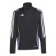 горнище,отново,на,училище,футболни,анцузи,футболни,долнища,adidas,kids,tiro,24,quarter,zip,long,sleeve,slim,fit,tracksuit,top,black
