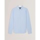 риза,ted,baker,men,s,long,sleeve,oxford,plain,shirt,pl,blue