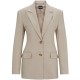 boss,women's,jerela,suit,jacket,open,beige