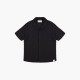 риза,prevu,men,s,ottoman,short,sleeve,plain,shirt,black
