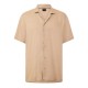 риза,мъжки,ризи,boss,men,s,short,sleeve,plain,shirt,beige,275