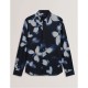 риза,с,дълъг,ръкав,ted,baker,men's,long,sleeve,floral,patterned,shirt,navy