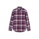 tommy,jeans,men,s,flannel,check,long,sleeve,shirt,berry,check