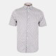 ted,baker,men,s,geo,short,sleeve,patterned,shirt,taupe