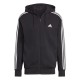 мъжки,суичър,футболни,анцузи,adidas,essentials,french,terry,3,stripes,zip,hoodie,mens,black,white