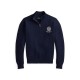 пуловер,мъжки,горнища,с,качулка,polo,ralph,lauren,mens,relaxed,fit,quarter,zip,jumper,hunter,navy