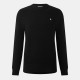 пуловер,мъжки,пуловери,jack,wills,linus,seed,stitch,crew,neck,jumper,men,black
