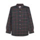 lambretta,sleeve,check,shirt,khaki,orange
