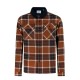 облекла,на,разпродажба,разпродажба,firetrap,firetrap,borg,check,overshirt,mens,rust