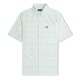 риза,с,къс,ръкав,облекла,на,разпродажба,мъжки,ризи,fred,perry,tartan,short,sleeve,shirt,light,ice,r30