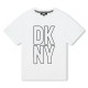 тениска,детски,облекла,dkny,dkny,logo,t,shirt,white,10p
