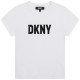 юношеска,тениска,детски,облекла,dkny,dkny,logo,t,shirt,juniors,white,10p