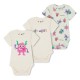 детски,облекла,off,white,3,pack,babygrows,babies,white,multi