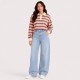 блуза,с,яка,дамски,топове,i,saw,it,first,striped,polo,top,multi