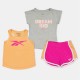 разпродажба,reebok,бебешки,облекла,детски,3/4,панталони,reebok,kids',clothing,set,cantaloupe