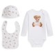 polo,ralph,lauren,kids,bear,clothing,set,white,pink