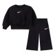 пижама,бебешки,облекла,nike,kids,shine,crew,pant,top,and,trouser,pyjama,set,black