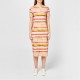 рокля,дамски,поли,и,рокли,ps,paul,smith,sunray,striped,shift,dress,pinks