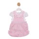 бебешки,облекла,mintini,baby,baby,top,and,dungaree,set,white,pink