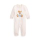 пижама,polo,ralph,lauren,kids,logo,onesie,delicate,pink