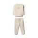 детска,пижама,calvin,klein,unisex,kids,pyjama,set,grey