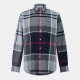 риза,с,дълъг,ръкав,мъжки,ризи,barbour,dunoon,long,sleeved,shirt,blue,granite