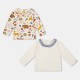 детски,облекла,lilly,and,sid,&,sid,multicoloured,animal,forest,print,and,plain,top,2,pack,ecru