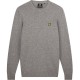 пуловер,облекла,на,разпродажба,мъжки,пуловери,lyle,and,scott,knit,jumper,mid,grey,marl