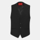 елек,hugo,men,s,slim,fit,formal,waistcoat,black,001