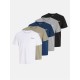 мъжка,тениска,облекла,на,разпродажба,мъжки,тениски,jack,and,jones,5,pack,short,sleeve,t,shirt,mens,multi