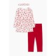 клин,studio,girl,floral,peplum,top,legging,and,headband,set,pink,red
