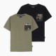 тениска,детски,тениски,детски,облекла,bench,boys,pack,of,2,camo,t,shirts,black,khaki