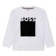 детска,тениска,детски,облекла,boss,junior,boys,long,sleeve,monogram,t,shirt,white,10p