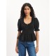 дамски,ризи,nobodys,child,women,s,short,sleeve,blouse,black