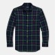 карирана,риза,облекла,на,разпродажба,мъжки,ризи,polo,ralph,lauren,twill,checked,long,sleeve,shirt,evergreen,red