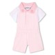 бебешки,гащеризон,детски,облекла,boss,logo,playsuit,babies,pink,44l