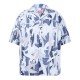 риза,с,къс,ръкав,мъжки,ризи,kenzo,men,s,hawaiian,short,sleeve,patterned,shirt,blue