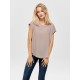 тениска,дамски,ризи,only,vic,short,sleeve,solid,t,shirt,pale,mauve