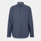 облекла,на,разпродажба,мъжки,ризи,boss,men's,hbb,chal,kent,patterned,short,sleeve,shirt,dark,blue,404