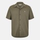 риза,облекла,на,разпродажба,мъжки,ризи,jack,wills,men's,textured,short,sleeve,plain,shirt,smokey,olive