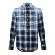 облекла,на,разпродажба,мъжки,ризи,dsquared2,checkered,cotton,shirt,blue,check