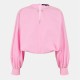 дамски,ризи,french,connection,women's,cambria,long,sleeve,blouse,bubblegum,pink